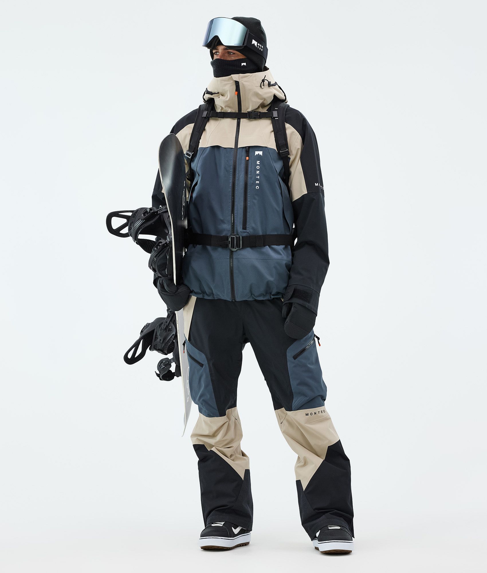Montec Dozer 25 Snowboard Pants Men Metal Blue/Black/Sand
