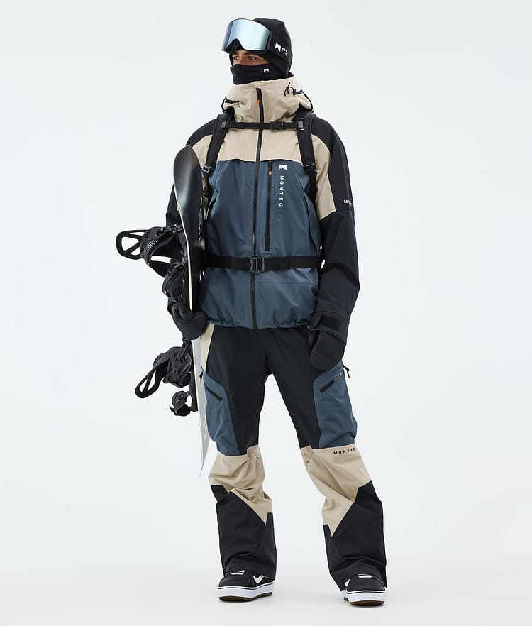 Dozer Pantaloni Snowboard Uomo Metal Blue/Black/Sand, Immagine 2 di 7