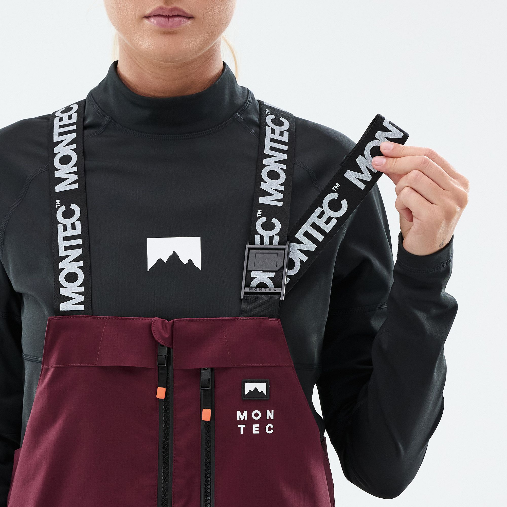 Montec Dozer W スキーパンツ レディース Burgundy/Black