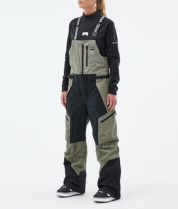 Dozer W Pantalones Snowboard Mujer Greenish/Black