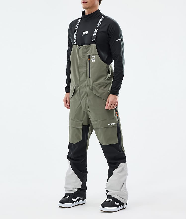 Fawk Snowboard Pants Men Greenish/Black/Light Grey, Image 1 of 6