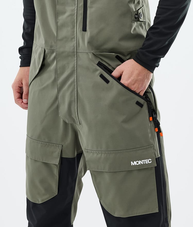 Fawk Snowboard Pants Men Greenish/Black/Light Grey, Image 4 of 6