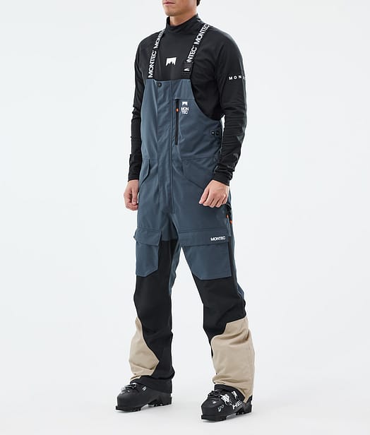 Fawk Pantalon de Ski Homme Metal Blue/Black/Sand