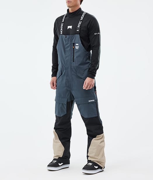 Fawk Snowboardhose Herren Metal Blue/Black/Sand