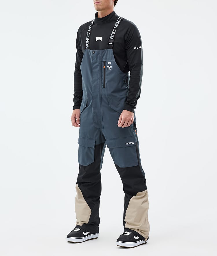 Fawk Snowboard Pants Men Metal Blue/Black/Sand, Image 1 of 6