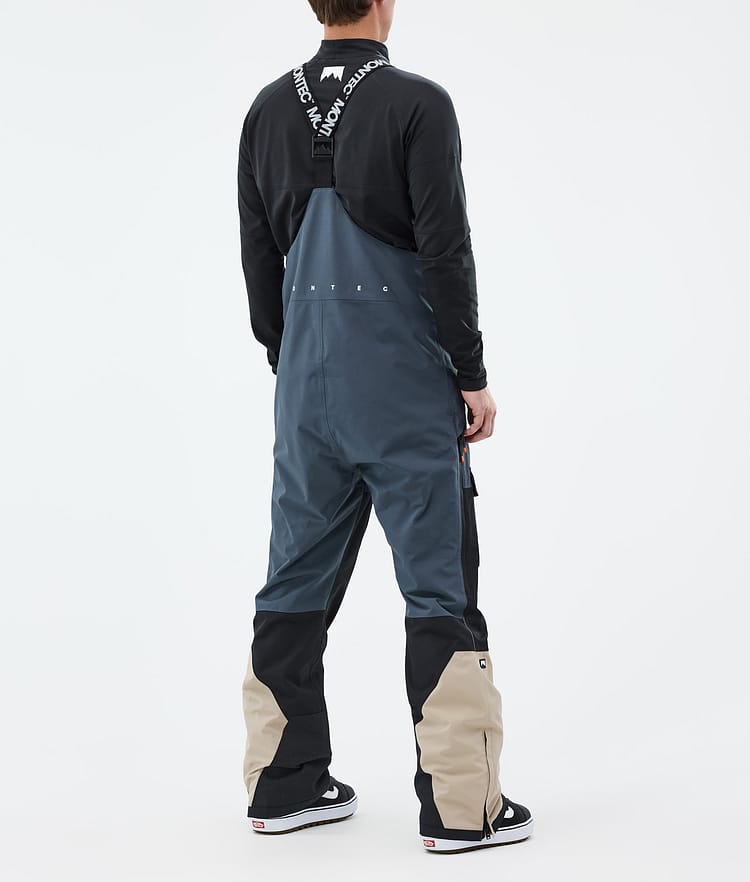 Fawk Snowboard Pants Men Metal Blue/Black/Sand, Image 3 of 6