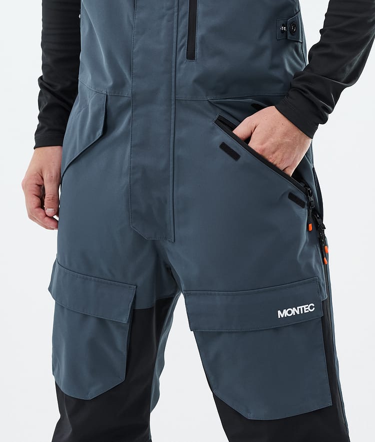 Fawk Snowboard Pants Men Metal Blue/Black/Sand, Image 4 of 6