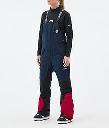 Montec Fawk W Pantalones Snowboard Mujer Dark Blue/Black/Deep Red