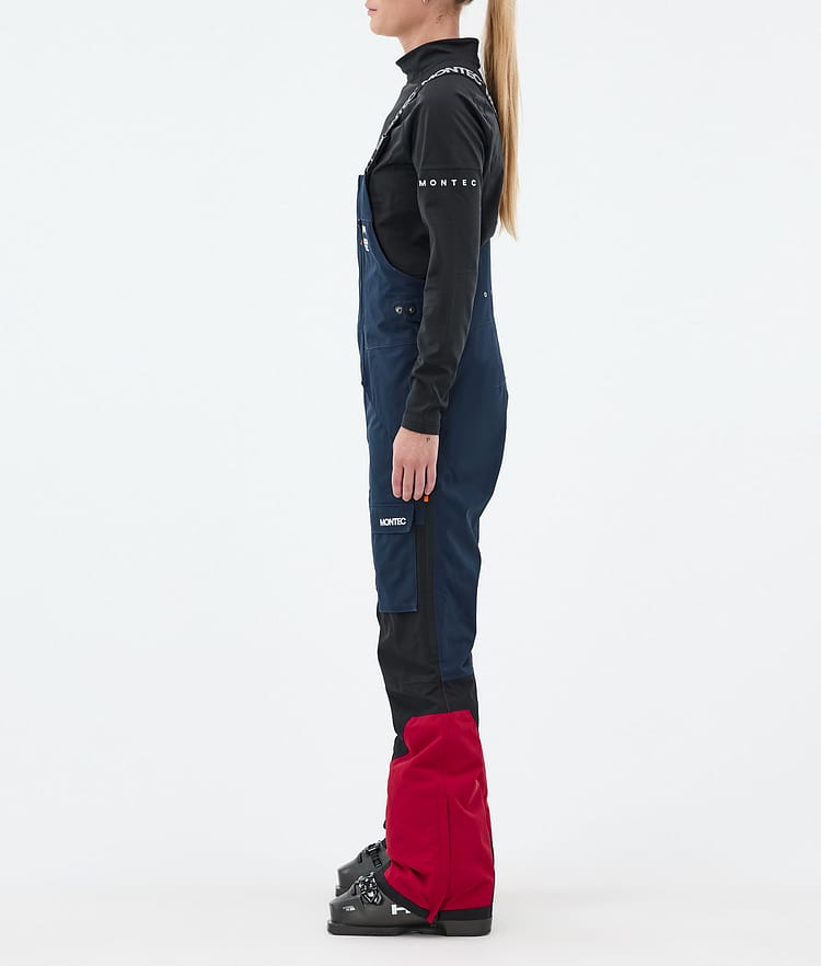 Fawk W Ski Pants Women Dark Blue/Black/Deep Red, Image 2 of 6