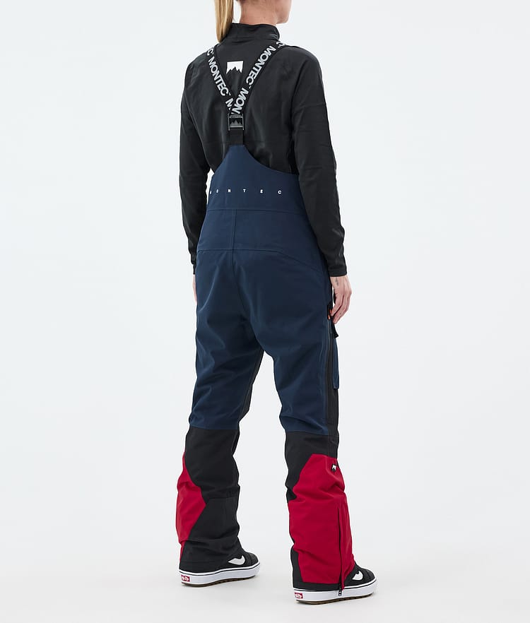 Fawk W Pantalones Snowboard Mujer Dark Blue/Black/Deep Red, Imagen 3 de 6