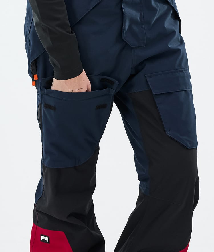 Fawk W Ski Pants Women Dark Blue/Black/Deep Red, Image 6 of 6