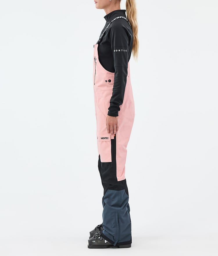 Fawk W Ski Pants Women Soft Pink/Black/Metal Blue, Image 3 of 7