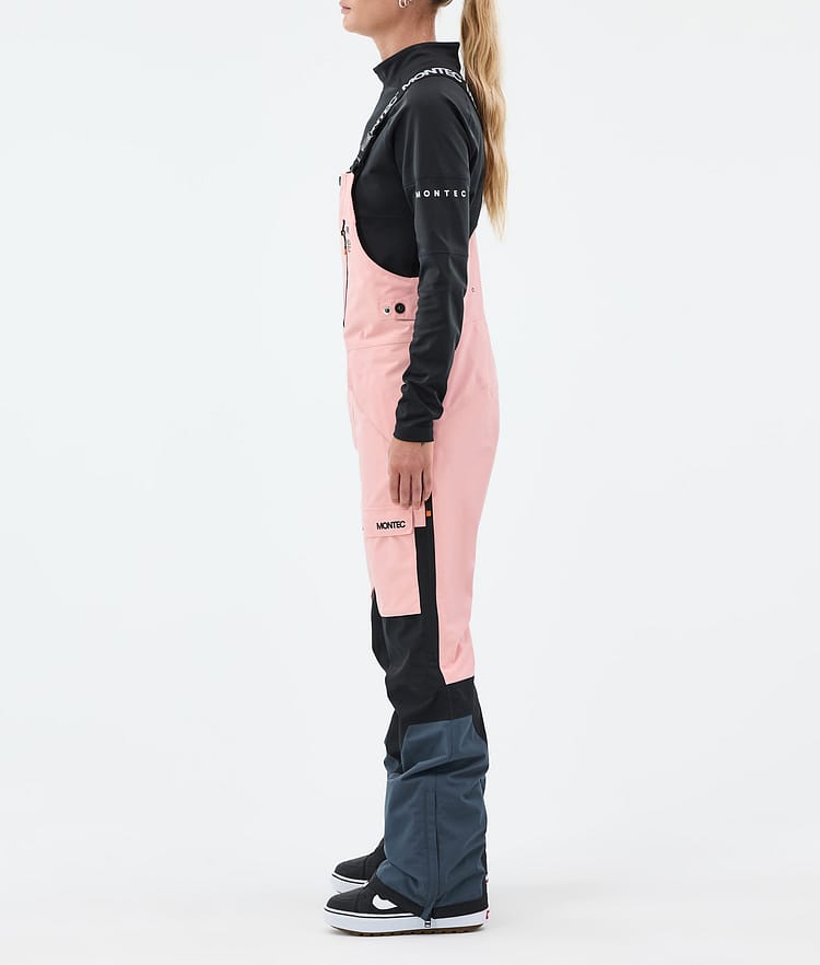 Fawk W Pantalones Snowboard Mujer Soft Pink/Black/Metal Blue, Imagen 3 de 7