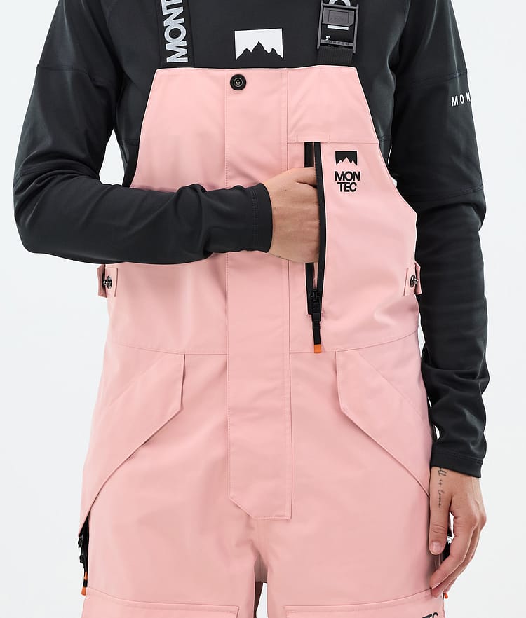 Fawk W Ski Pants Women Soft Pink/Black/Metal Blue, Image 6 of 7