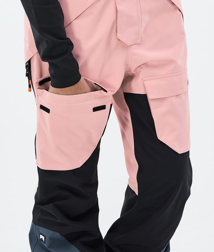 Fawk W Ski Pants Women Soft Pink/Black/Metal Blue, Image 7 of 7
