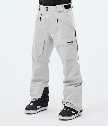 Kirin Pantalon de Snowboard Homme Light Grey