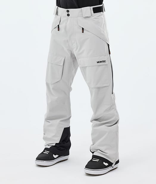 Kirin Pantaloni Snowboard Uomo Light Grey