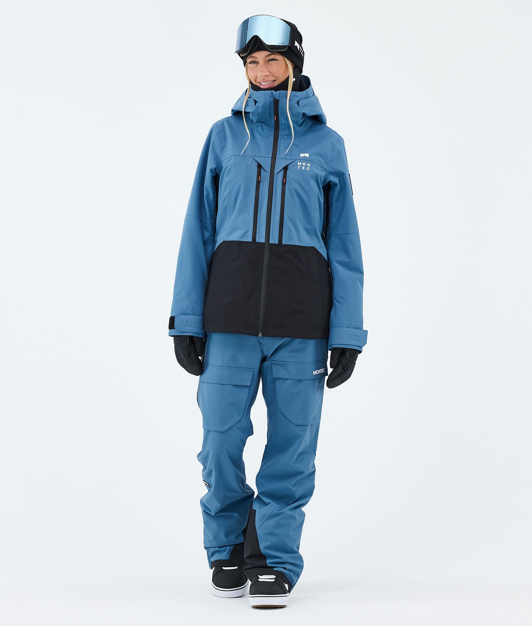 Montec Kirin W スノボ パンツ レディース Blue Steel | Montecwear.com
