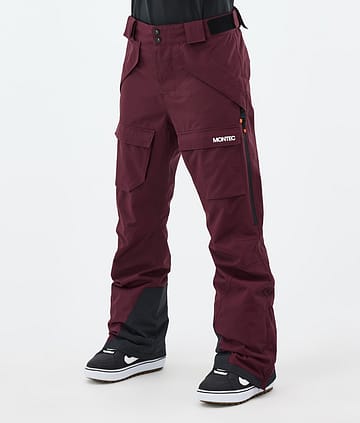 Kirin W Pantalones Snowboard Mujer Burgundy