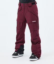 Montec Kirin W Snowboard Pants Women Burgundy