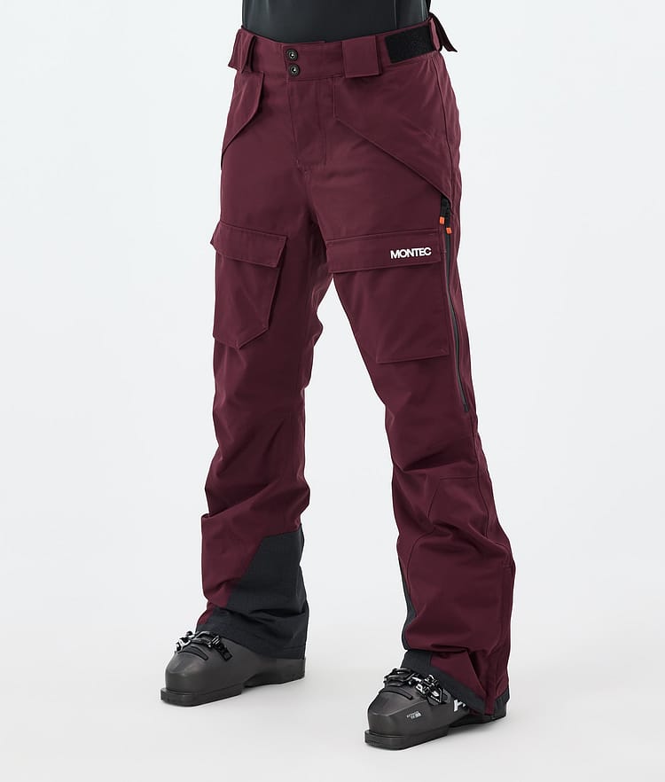 Kirin W Skihose Damen Burgundy, Bild 1 von 5