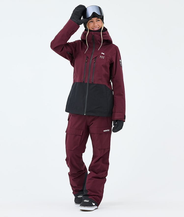 Kirin W Snowboardbyxa Dam Burgundy, Image 2 of 6