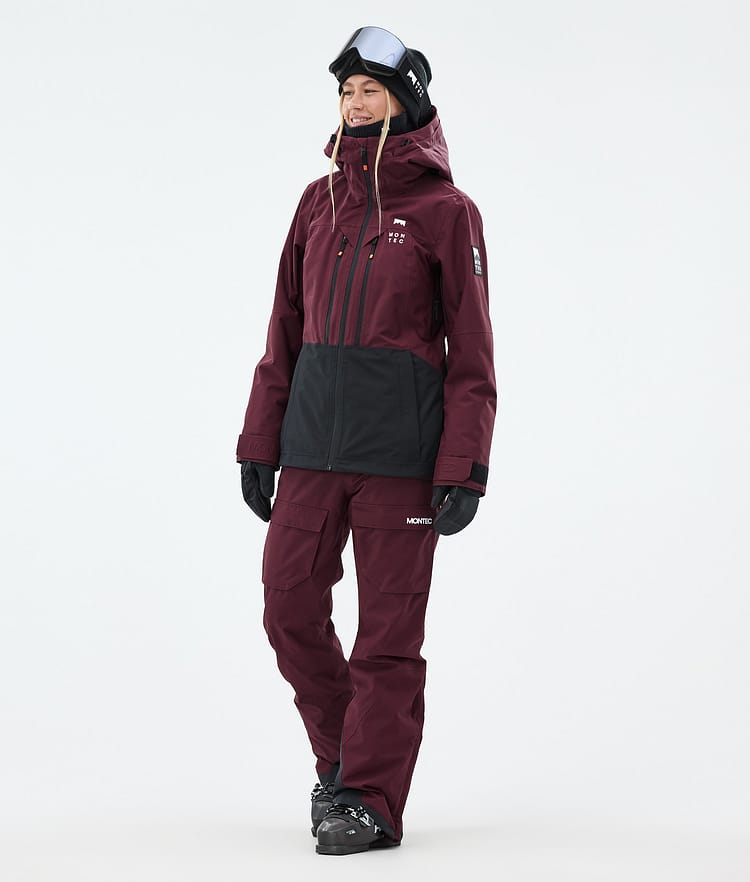 Kirin W Pantaloni Sci Donna Burgundy, Immagine 3 di 7