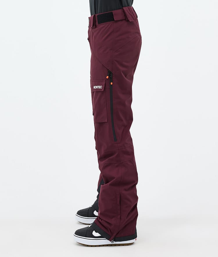 Kirin W Snowboard Pants Women Burgundy, Image 2 of 5