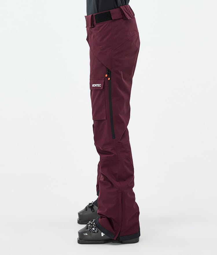Kirin W Skihose Damen Burgundy, Bild 2 von 5