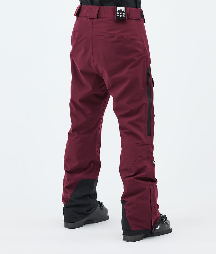 Kirin W Pantalon de Ski Femme Burgundy, Image 4 of 6