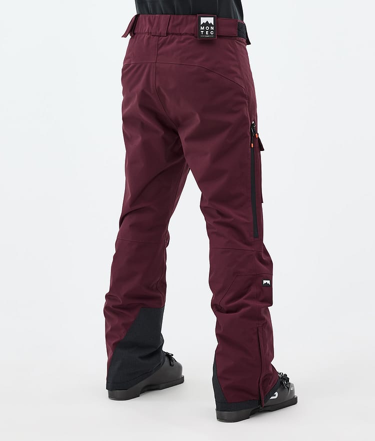 Kirin W Skihose Damen Burgundy, Bild 3 von 5
