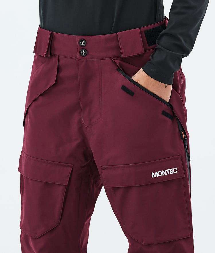 Kirin W Pantalon de Ski Femme Burgundy, Image 5 of 6