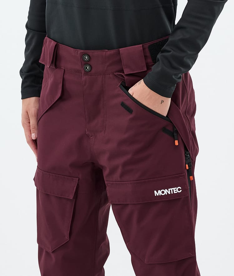 Kirin W Skihose Damen Burgundy, Bild 4 von 5