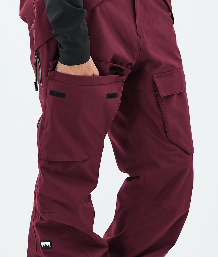 Kirin W Pantalon de Ski Femme Burgundy, Image 6 of 6