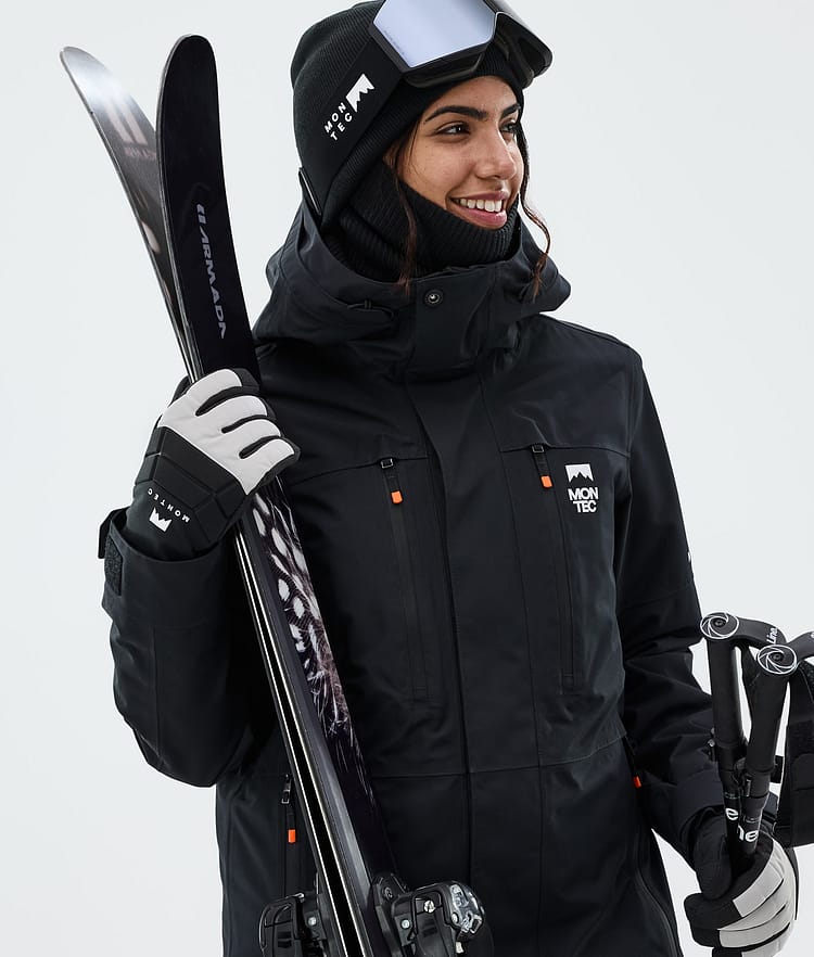 Kilo Ski Gloves Light Grey, Image 4 of 4