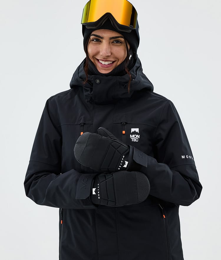 Kilo Snow Mittens Black, Image 4 of 4