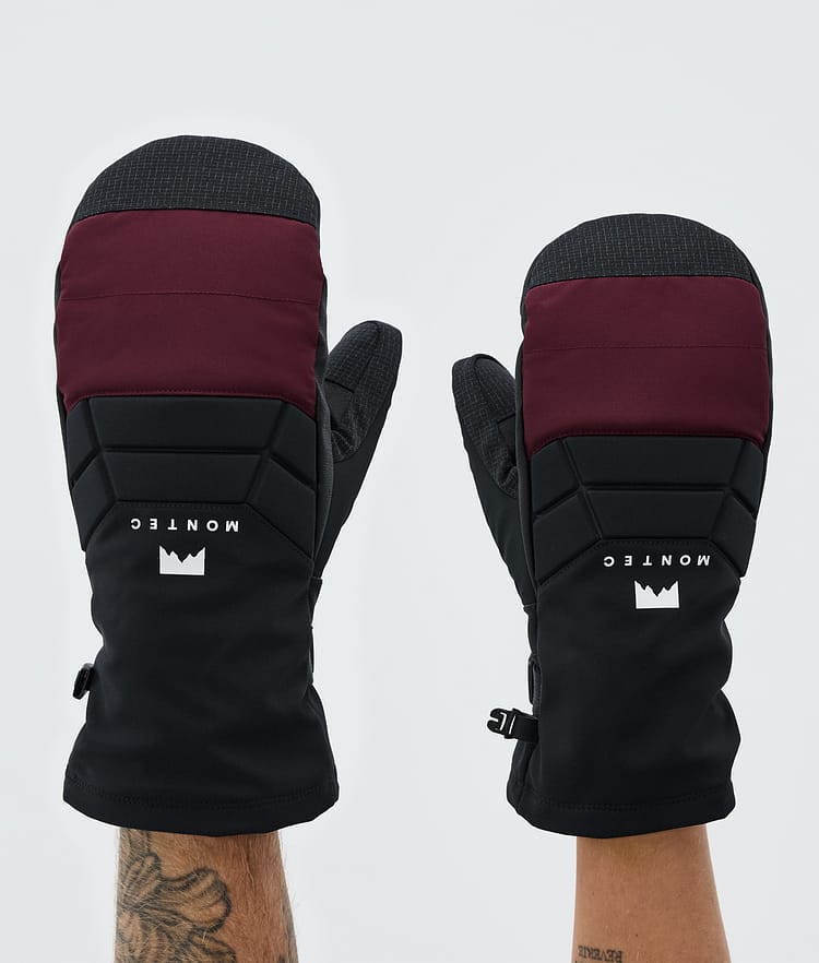 Kilo Snow Mittens Burgundy, Image 1 of 4