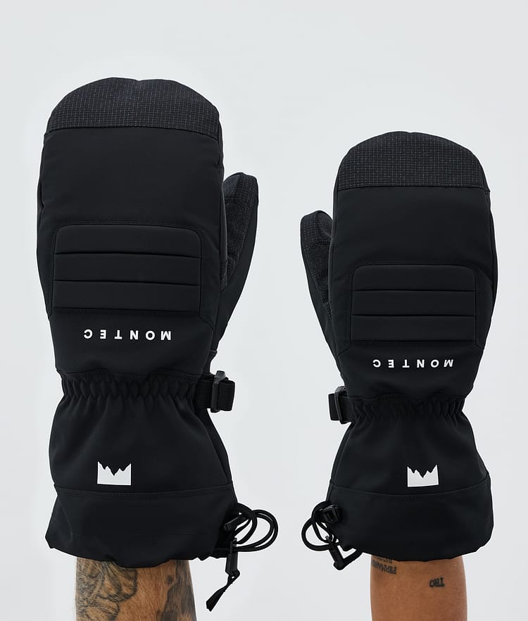 Roast Snow Mittens Black, Image 1 of 4