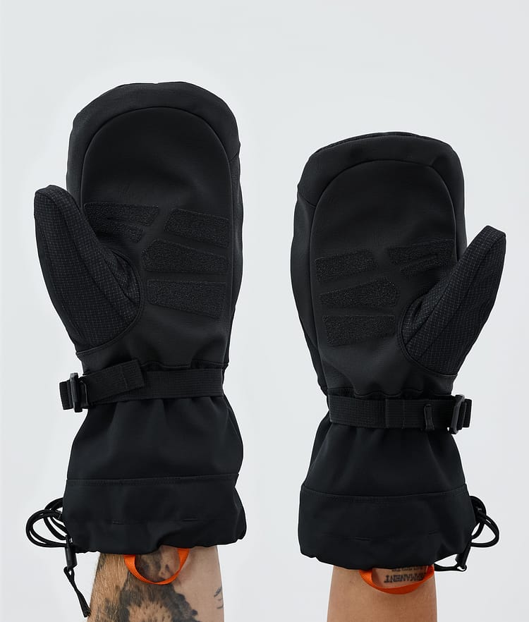 Roast Snow Mittens Black, Image 2 of 4