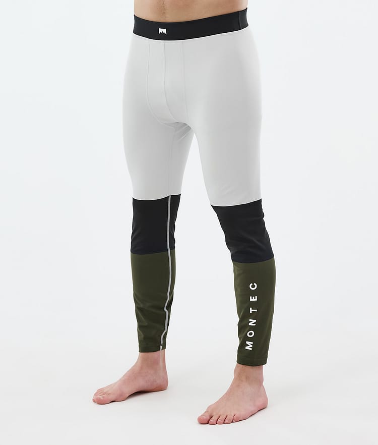 Alpha Basislaag Broek Heren Light Grey/Black/Olive Green, Afbeelding 1 van 7