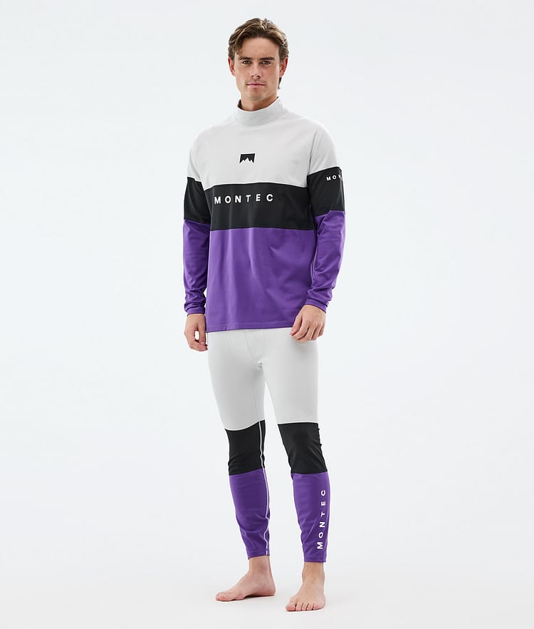 Alpha Basislaag Broek Heren Light Grey/Black/Vivid Purple, Afbeelding 3 van 7