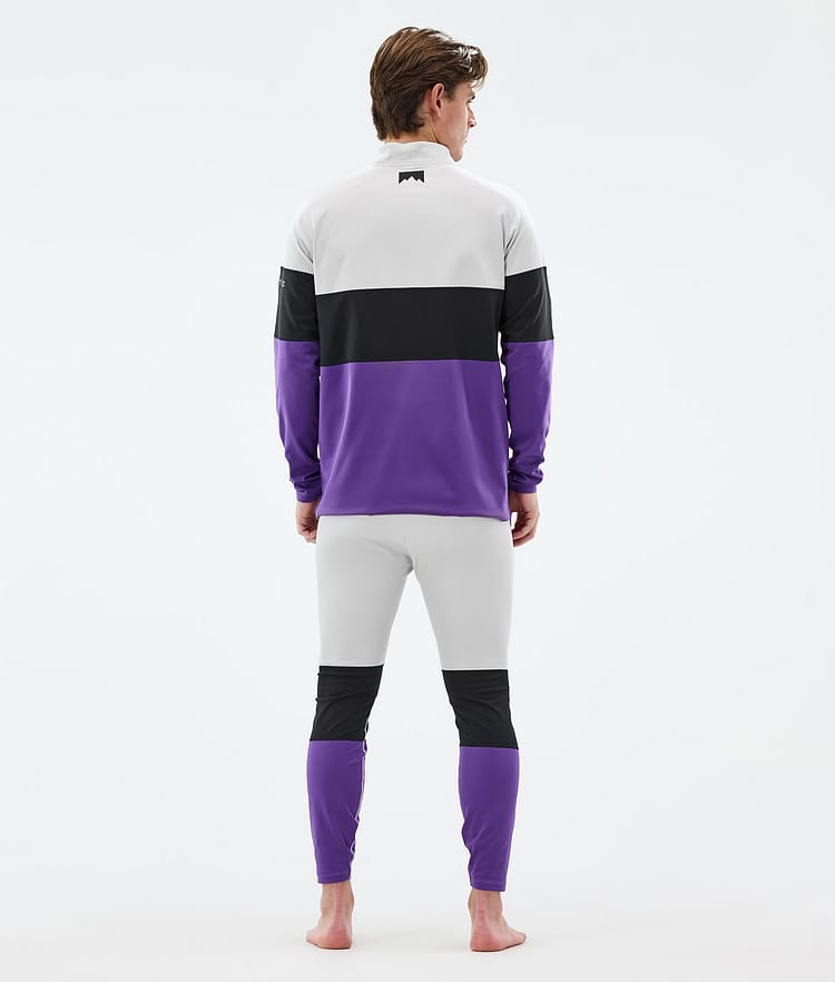 Alpha Basislaag Broek Heren Light Grey/Black/Vivid Purple, Afbeelding 4 van 7
