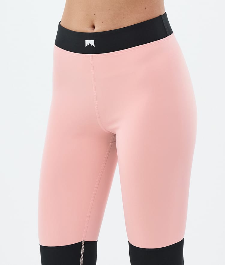 Alpha W Base Layer Pant Women Soft Pink/Black/Metal Blue, Image 5 of 7