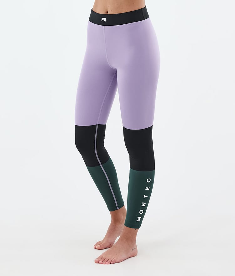 Alpha W Baselayer tights Dame Faded Violet/Black/Dark Atlantic, Billede 1 af 7