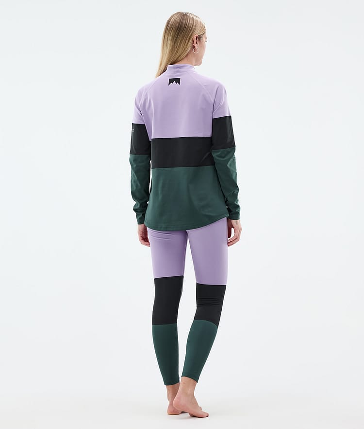 Alpha W Baselayer tights Dame Faded Violet/Black/Dark Atlantic, Billede 4 af 7