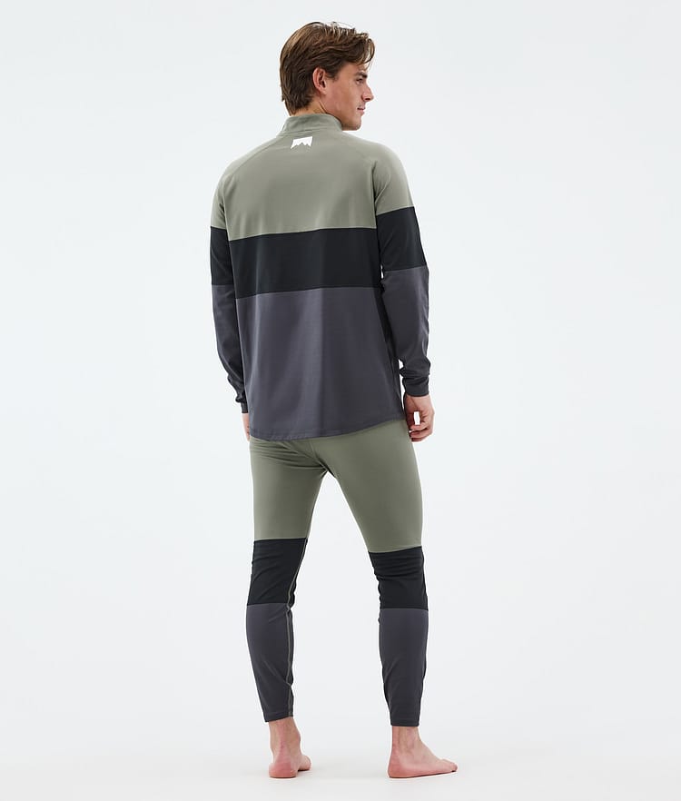 Alpha Base Layer Top Men Greenish/Black/Phantom, Image 4 of 5
