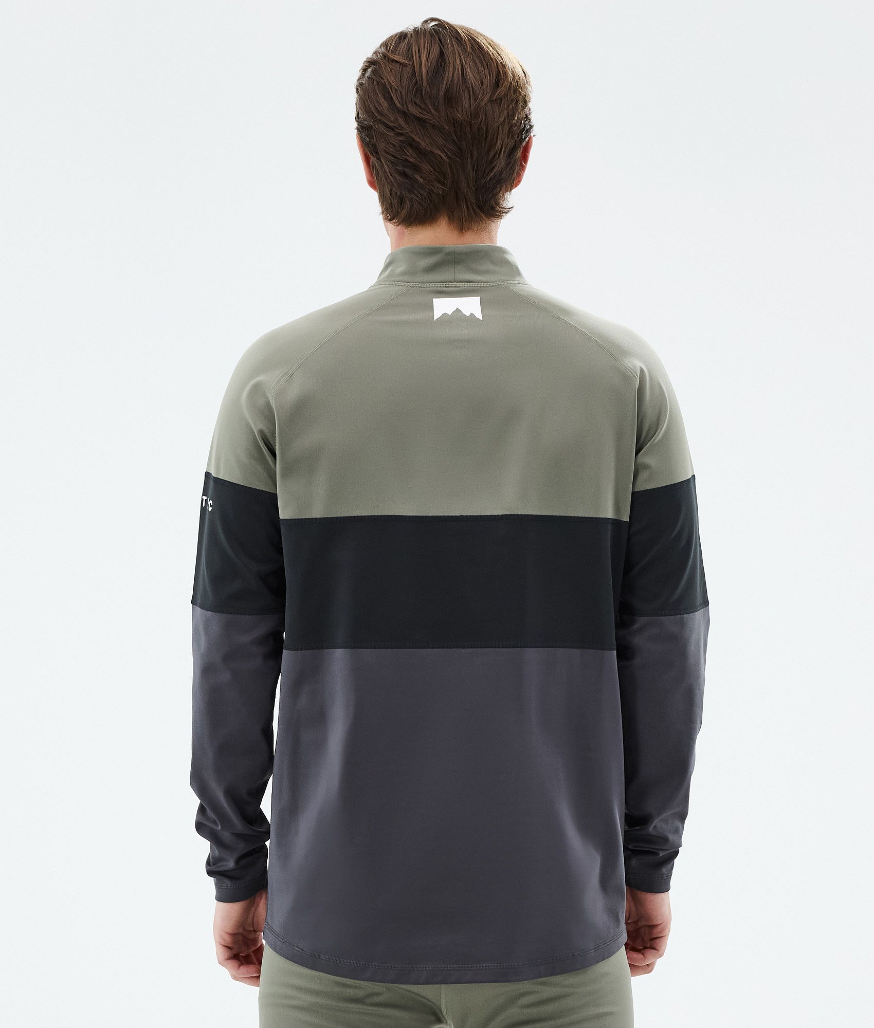 Montec Alpha ベースレイヤートップ メンズ Greenish/Black/Phantom