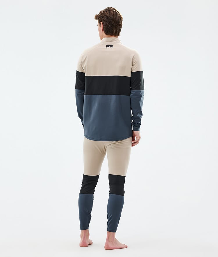 Alpha Base Layer Top Men Sand/Black/Metal Blue, Image 4 of 5