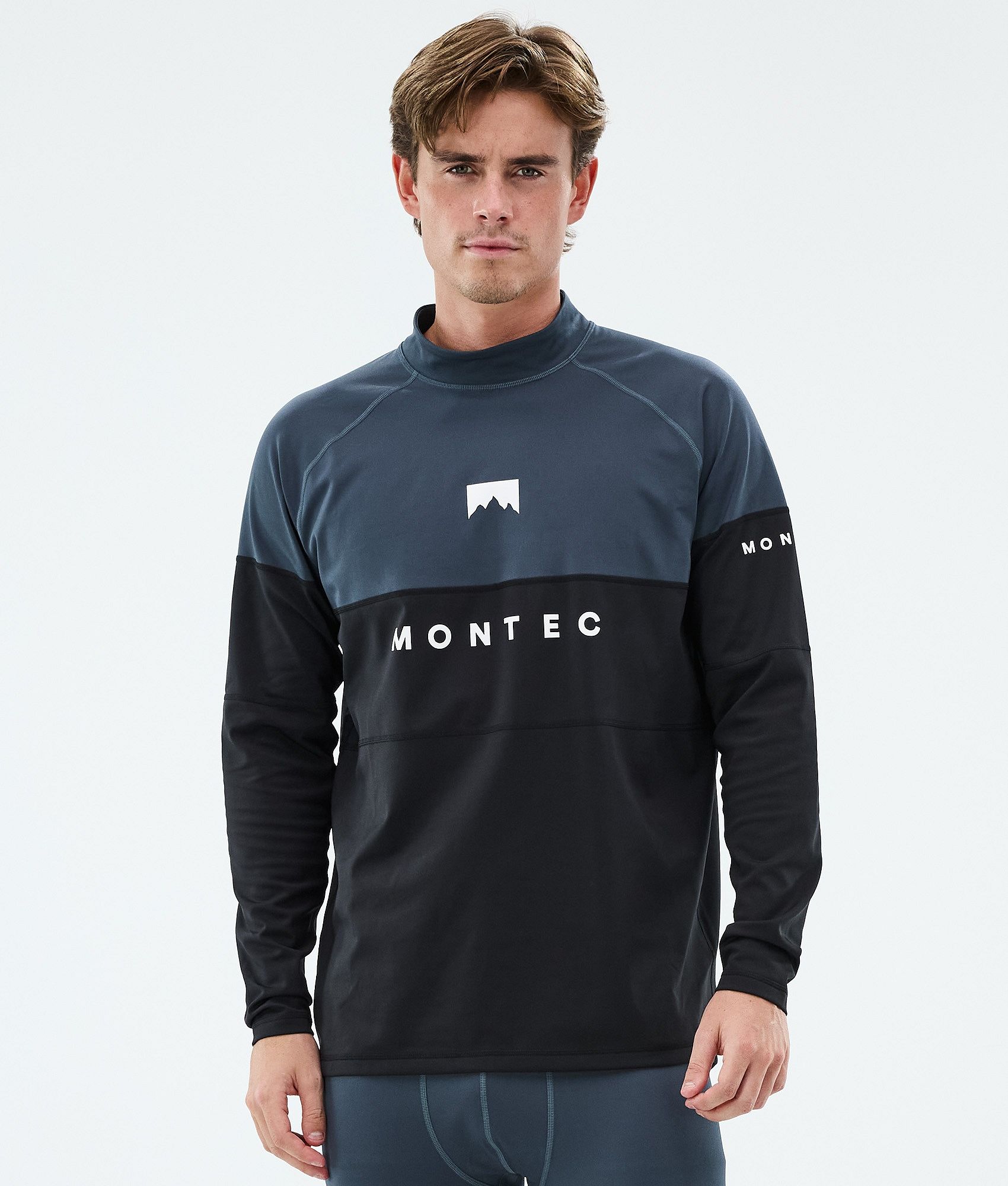 Montec Alpha Funktionsshirt Herren - Metal Blue/Black