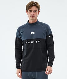 Montec Alpha Termotričko Pánské Metal Blue/Black